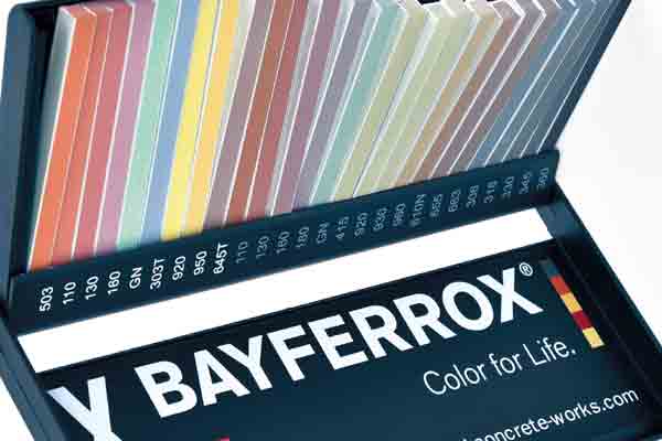 Lanxess is supporting its customers in adding colour to their 3D-printed concrete products.